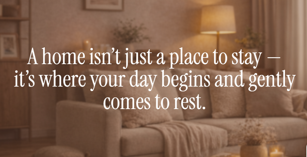 Evening home atmosphere